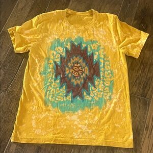 Yellow Graphic Short Sleeve Tee